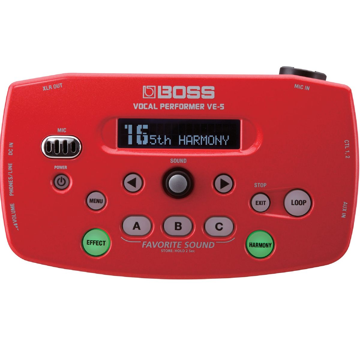 Processador Vocal Compacto VE-5 RD - Boss